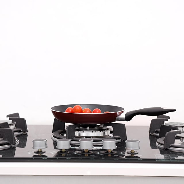 Royalford Frying Pan, 22 Cm- Aluminium Non-Stick Fry Pan - Ergonomic Handle - Saute Pan/Deep Frying