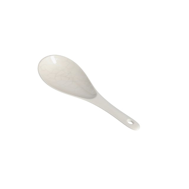 Royalford Melamine Ware Rice Spoon - Cooking And Serving Spoon With Grip Handle & Hanging Loop