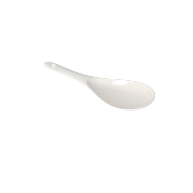 Royalford Melamine Ware Rice Spoon - Cooking And Serving Spoon With Grip Handle & Hanging Loop