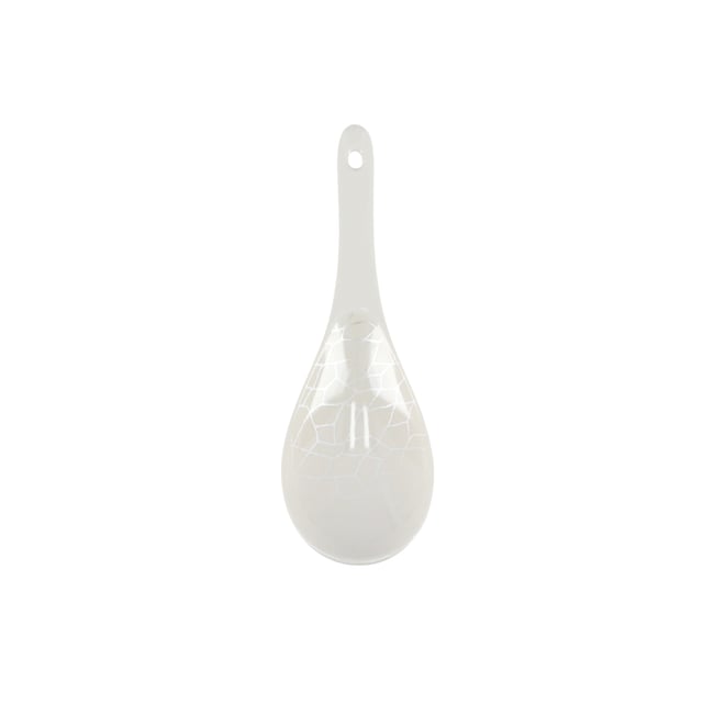 Royalford Melamine Ware Rice Spoon - Cooking And Serving Spoon With Grip Handle & Hanging Loop