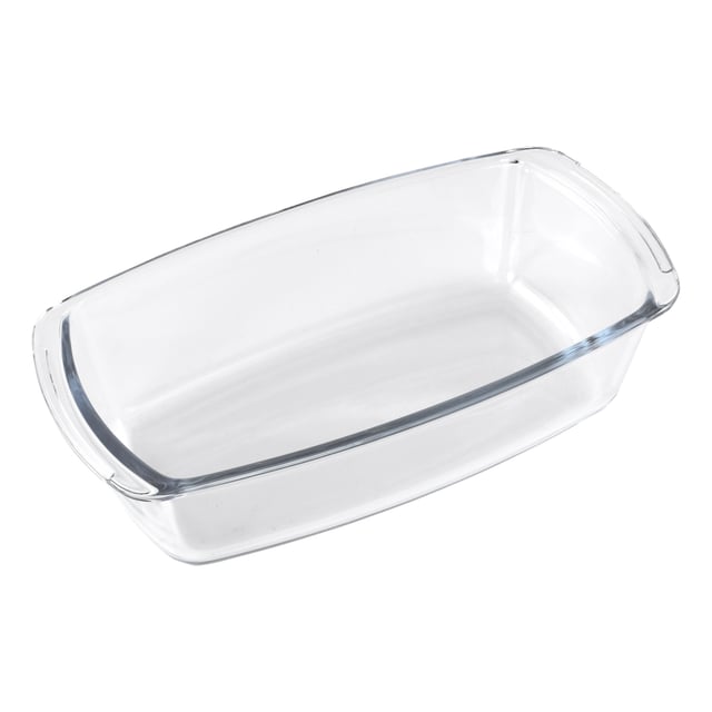 Royalford Glass Loaf Dish 1.8L - Rectangular Roasting & Baking Tray
