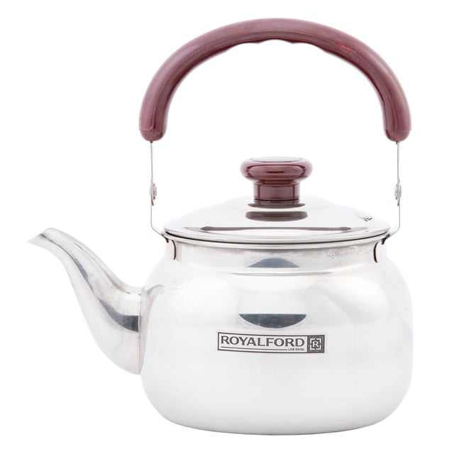 Royalford Stainless Steel Stove Top Tea Kettle, 2L