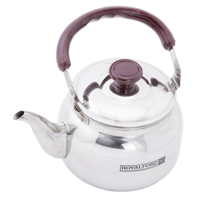 براد شاي صغير ستانليس ستيل 1 لتر رويال فورد Royalford 1L Stainless Steel Top Tea Kettle