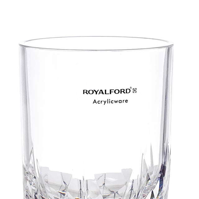 كأس زجاجي بقاعدة كريستال - 410 مل Acrylic Glass With Crystal Base - Royalford