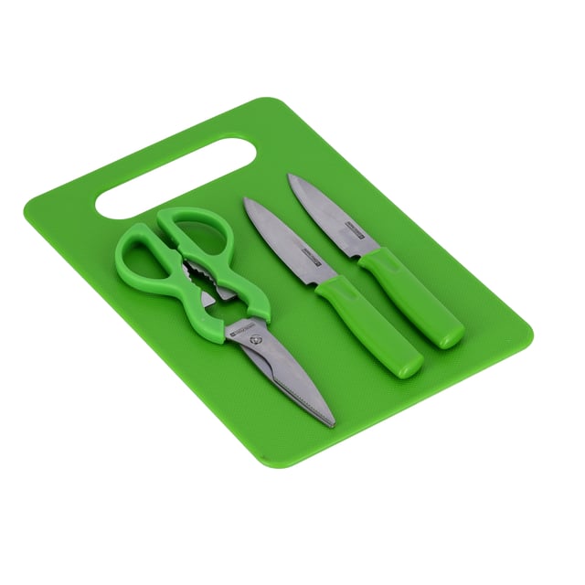طقم أدوات مطبخ بلاستيكي -4 قطع Kitchen Knife Set 4 Pc - Royalford