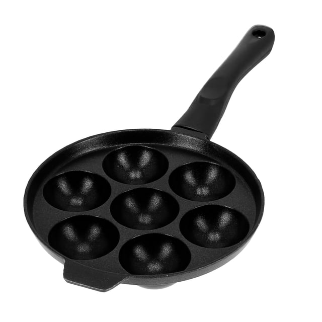 Royalford Aluminium Appam Maker - Nonstick Cast Aluminum Alloy Baking Tray With 12 Pieces