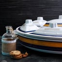 اواني تقديم مقبلات مقسم من رويال فورد Royalford Rotating Serving Tray