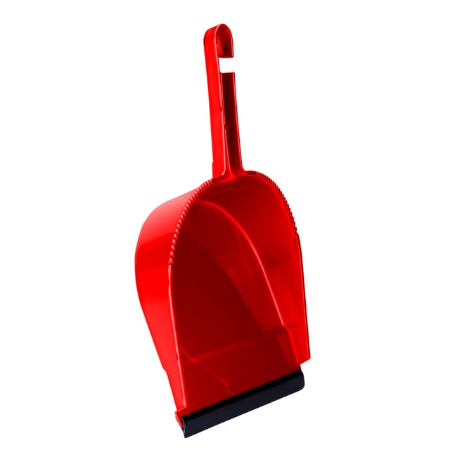 مجرفة بلاستيك أحمر رويال فورد Royalford One Click Series Dustpan