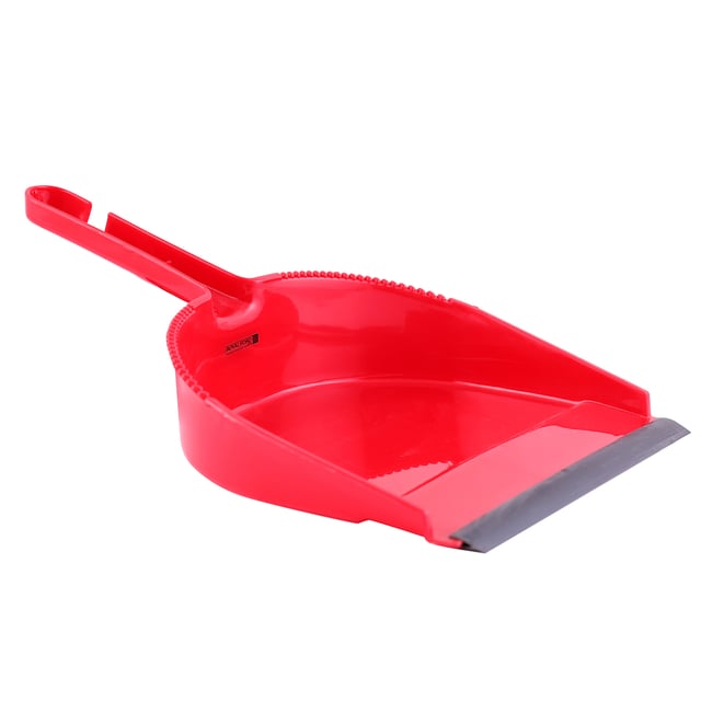 مجرفة بلاستيك أحمر رويال فورد Royalford One Click Series Dustpan