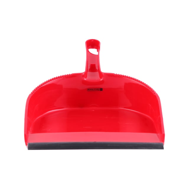 مجرفة بلاستيك أحمر رويال فورد Royalford One Click Series Dustpan