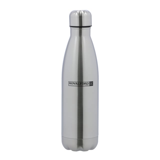 Royalford 750ml Vacuum Bottle - Double Wall Stainless Steel Water Bottle RF8899SL