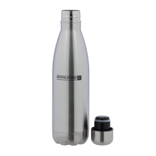 Royalford 750ml Vacuum Bottle - Double Wall Stainless Steel Water Bottle RF8899SL