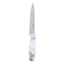 Royalford Royalfprd 5" Marble Designed Utility Knife - All Purpose Small Kitchen Knife Fade Proof