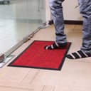 Royalford Rectangular Door Mat - 45 X 75Cm - Home, Shop Outdoor Rubber Mat None Slip Indoor Safety