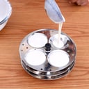 حامل ايدلي 3 طوابق بسعة 12 قطعة من الستانلس ستيل بلون فضي من رويال فورد  Royalford SS Idly Stand/3 Rack with 12Pits