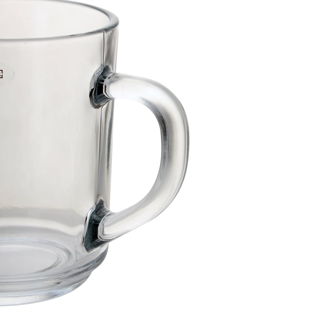 Royalford 210ML 3Pc-Glass Mug With handle