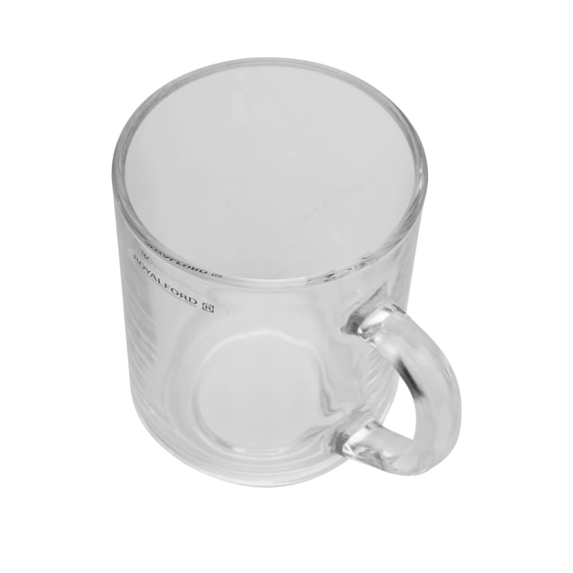 Royalford 210ML 3Pc-Glass Mug With handle