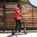 Unagi Model One E500 Electric Scooter Dual Motor One Click Folding Scooter, Aluminum & Carbon Fiber Materials, 3-Speed Setting Matte Black