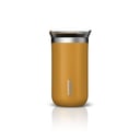 Wacaco OCTAROMA Vacuum Insulated Mug (300ml) - Double Wall Stainless Steel Vacuum Insulated Coffee Travel Mug with Leakproof Drinking Lid - Yellow