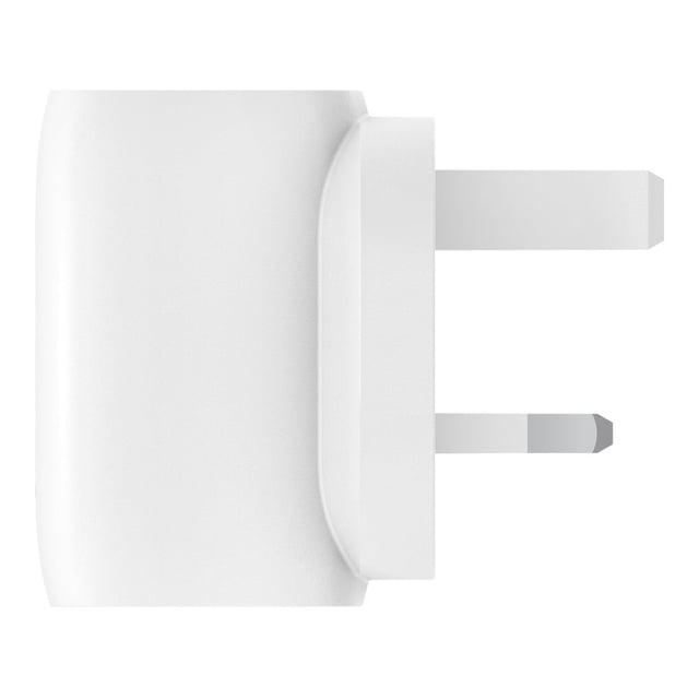 شاحن باستطاعة 60 واط - أبيض -  BOOST CHARGE PRO USB-C GaN Wall Charger 60 Watts - Charger for Apple iPhone 12/11 Pro Max/12/11 Pro/12/12 Mini/XR/XS Max/8/8 Plus, iPad/iPad Pro, MacBook Air/Pro & other USB-C Devices - Belkin
