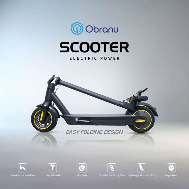 سكوتر كهربائي للكبار 25 كمس اوبرانو Obranu Scooter Electric OES-MAX