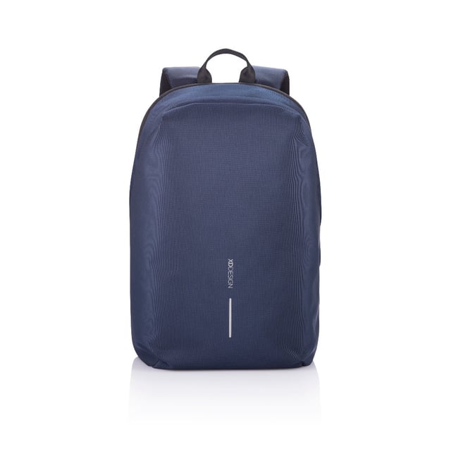 XD Design XD-Design Bobby Softpack Anti-Theft Backpack - Laptop & Tablet Travel Bag, Hidden Zipper, Cut Resistant, RFID Protected Pocket, w/ USB charging port, Multi Compartments & Water Replellant - Blue