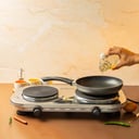 Geepas Stainless Steel Double Hot Plate 2500W