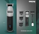 ماكينة حلاقة الشعر قابلة لإعادة الشحن Rechargeable Hair Clipper with LED Display - Geepas