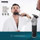 ماكينة حلاقة الشعر قابلة لإعادة الشحن Rechargeable Hair Clipper with LED Display - Geepas