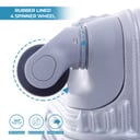 PARA JOHN Abs Rolling Trolley Luggage Set, Silver