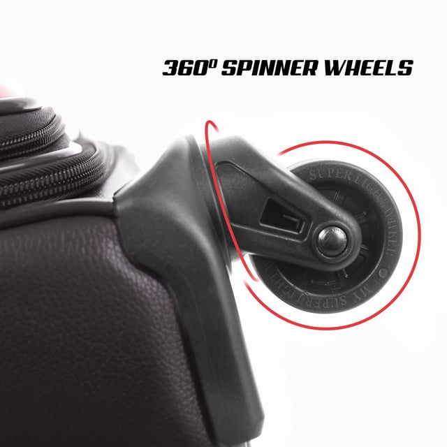 طقم حقائب سفر دوارة 4 حقائب (16 ، 20 ، 24 ، 28) بوصة ABS بني PARA JOHN - 4 Pcs Travel Luggage Suitcase Trolley Set - PVC Leather Cabin Trolley Bag – Cabin size suitcase for Business Travellers - (16 ، 20 ، 24 ، 28) inch