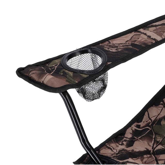 Royalford Folding Camping Chair with Travel Carry Bag | RF10132 | Lightweight Campsite Portable Chair with Cup Holder Perfect for Camping, Festivals, Garden, Caravan Trips, Fishing, Beach