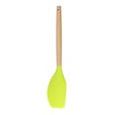 Royalford Silicon Spatula with Wooden Handle, RF10273 | Food-Grade Material Kitchen Utensils with Good Grip | Heat Resistant Non-Stick Flexible Mixing Tool for Baking