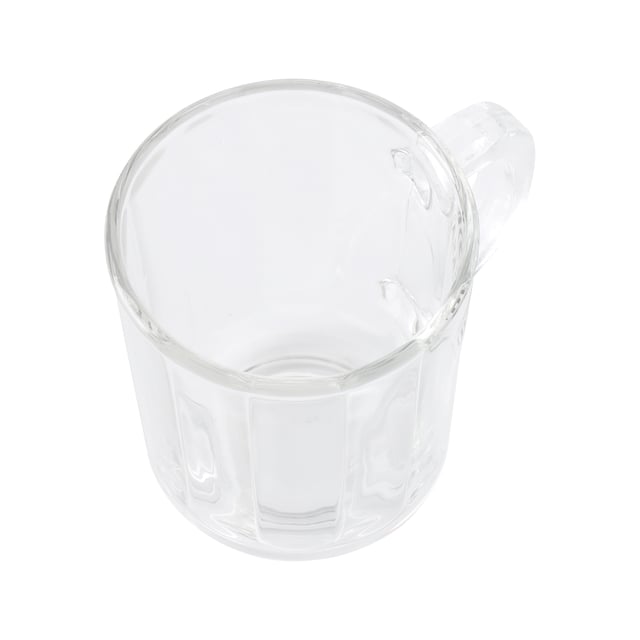 Royalford 3 Pcs Glass Mug Set With Handle, 235ml/8oz, RF10290 | Premium Quality Glassware | Lead-Free | Dishwasher Safe | Perfect For Latte, Cappuccino, Hot Chocolate, Tea And Juice