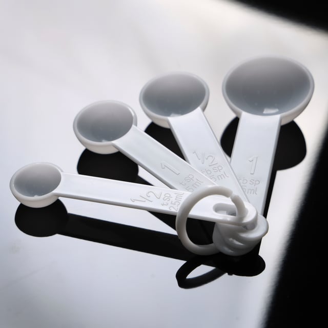 طقم ملاعق قياس توابل سيراميك 4 قطع Royalford - Ceramic Measuring Tool Set, 4 Pcs