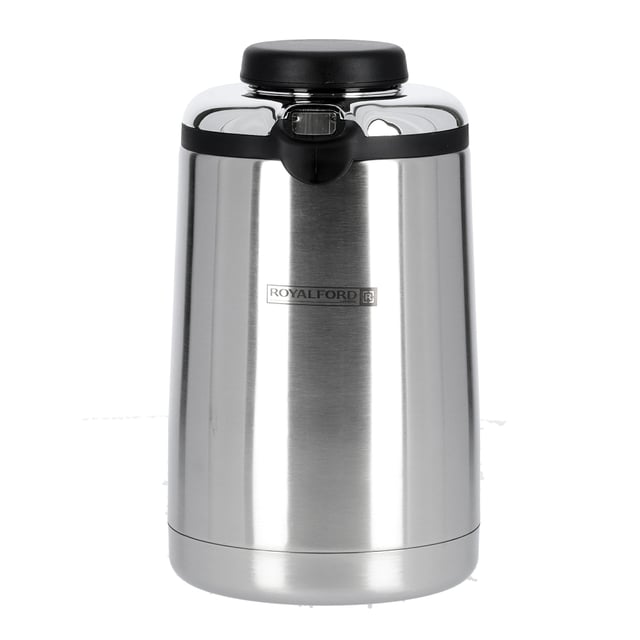 ترمس شاي حافظ للحرارة 1.6 لتر فضي رويال فورد Royalford Steel Vacuum Flask, 1.6L