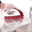 فرشاة تنظيف السجاد يدوية أحمر وأبيض من رويال فورد Royalford Plastic Cleaning Brush