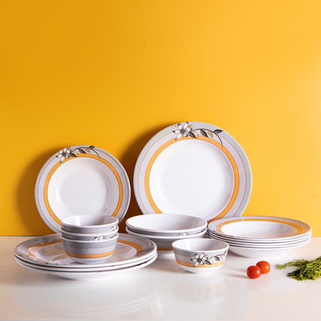 Royalford Melamine Dinner Set, 20 Pcs