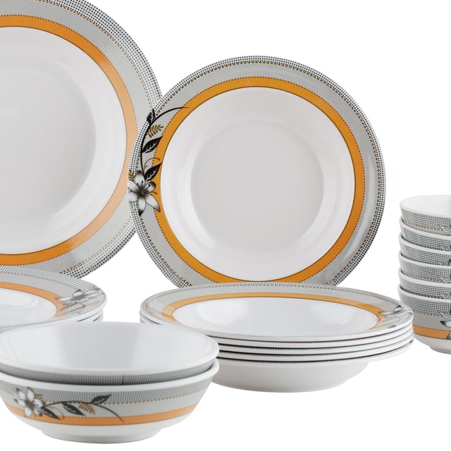 Royalford Melamine Dinner Set, 20 Pcs