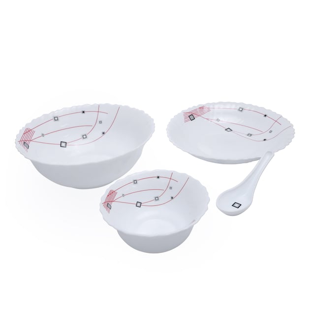 Royalford 33Pcs Opalware Dinner Set RF8982