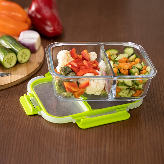 حافظة طعام Food Storage Container With Compartments Rectangle Storage Box من Royalford