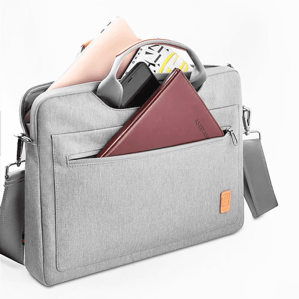 حقيبة كتف للاب توب و الألترا بوك 15.6 بوصة WIWU - PIONEER SHOULDER BAG FOR 15.6" LAPTOP/ULTRABOOK - GREY