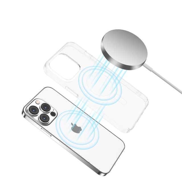 كفر موبايل شفاف لايفون 13 برو ماكس Green Magsafe Delgado Case for iPhone 13 Pro Max