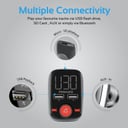 مشغل ام بي ثري للسيارة متعدد الاستخدامات Promate Wireless In-Car FM Transmitter With Dual USB Charging Ports