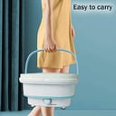 غسالة ملابس صغيرة ومحمولة مع نشافة Folding Washing Machine 1.8kg
