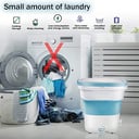 غسالة ملابس صغيرة ومحمولة مع نشافة Folding Washing Machine 1.8kg