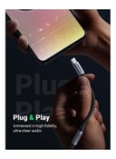 UGREEN USB-C to 3.5mm Adapter Full Compatibility DAC Audio Adapter USB C to Aux Headphone Jack Adapter Dongle Audio Cable Braided Compatible with iPad Pro 2020/2018, Samsung S21+ Space Gray