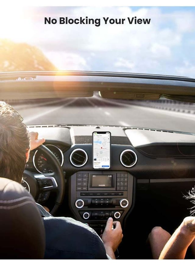 UGREEN Magnetic Car Mount Dashboard Cell Phone Holder black