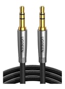 UGREEN 1M 3.5mm Audio Cable Aux Cable Braided Male to Male Stereo Auxiliary Aux Jack for iPhone iPad Samsung Smartphones Tablets Car Home Stereos Headphones Speaker Black