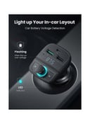 جهاز إرسال FM بتقنية البلوتوث وشاحن سيارة USB بقوة 38 وات QC Bluetooth FM Transmitter USB Car Charger 38W